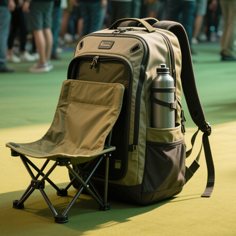 多功能电竞赛事背包便携椅子水壶充电宝